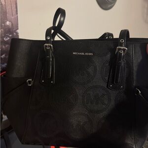Black and silver, Michael Kors purse ￼